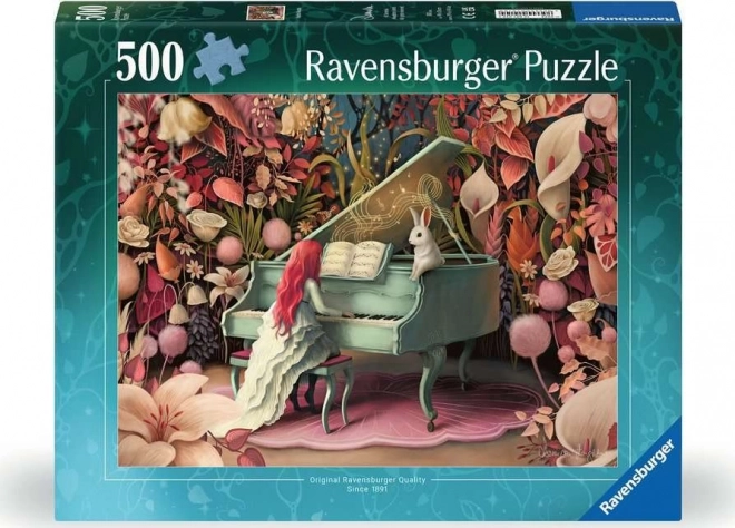 Puzzle Recitalul Iepurașului 500 piese Ravensburger