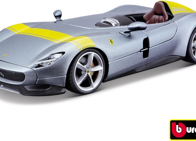 Ferrari Monza SP1 argintiu/albastru model metalic 1:24