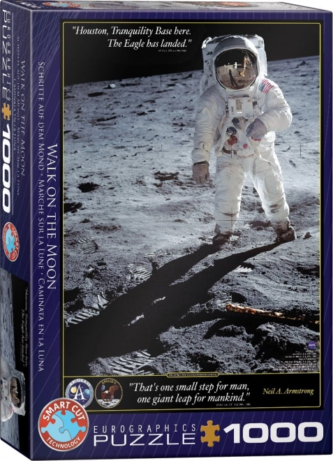 Puzzle Neil Armstrong Primii Pași Pe Lună 1000 Piese