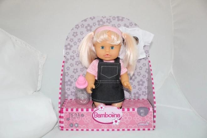 Păpușă Nena 36 cm cu tricou suplimentar