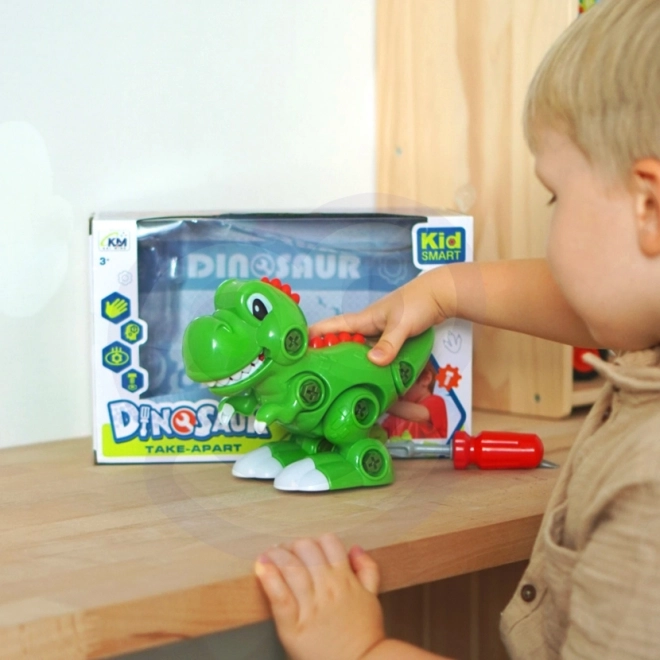 Dinozaur WOOPIE de asamblat cu șurubelniță