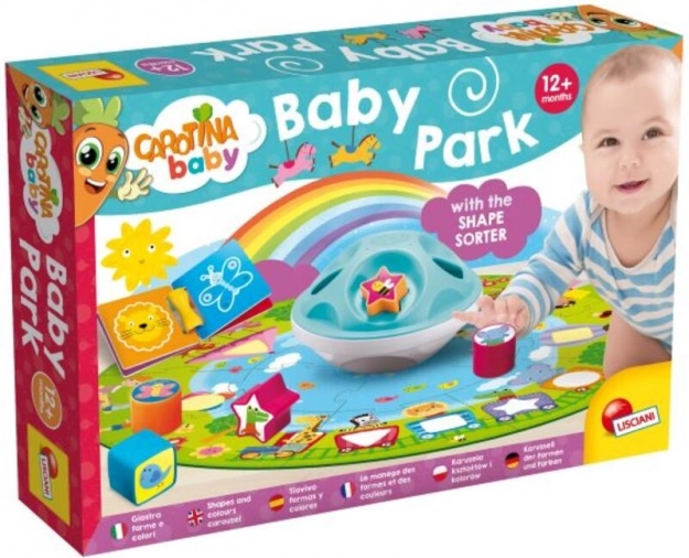 parcul formelor și culorilor LISCIANI Carotina Baby – jucărie educativă pentru copii de la 12 luni