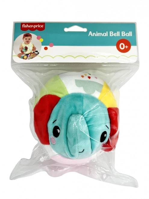 Elefănțel textil cu clopoțel de la Fisher-Price