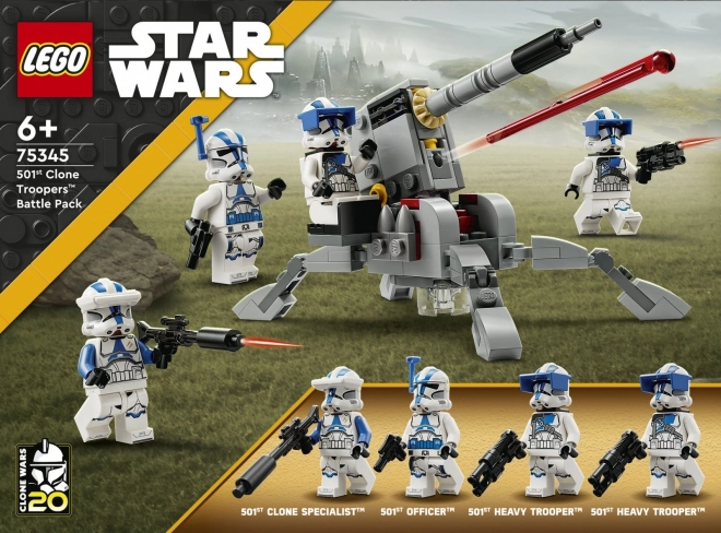 Set de luptă Soldații Cloni din Legiunea 501 LEGO Star Wars