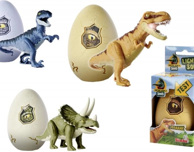 Figurină luminoasă de dinozaur în ou