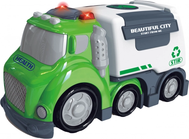 Woopie Camionul de Gunoi City Truck Efecte Sonore și Luminoase
