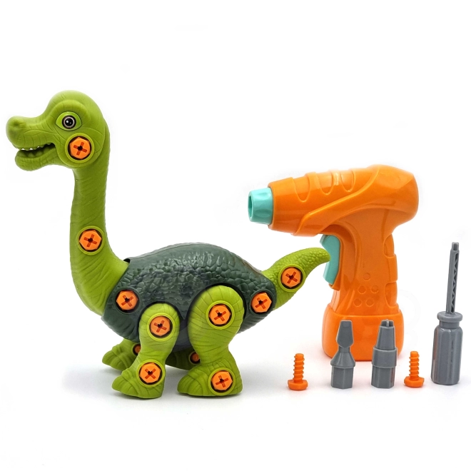 Dinozaur de asamblat WOOPIE cu Burghiu