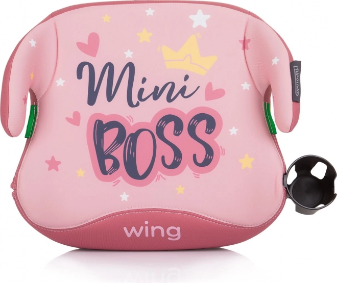 Chipolino Podsedák Wing Isofix i-Size 125-150cm Pink Mini Boss