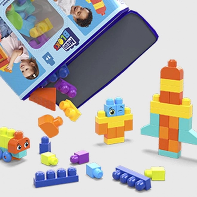Mega Bloks Pungă Mare De Cărămizi - Albastru