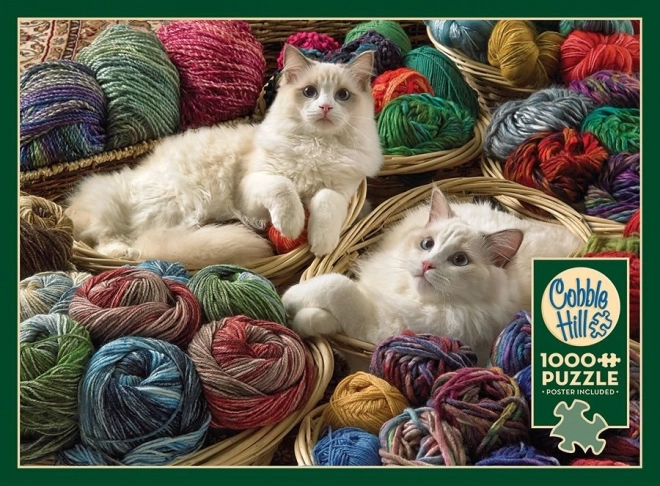 Puzzle Ragdoll 1000 de piese Cobble Hill