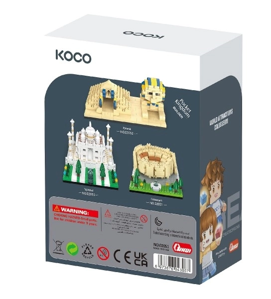 Set de construcție KOCO Colosseum mini plastic