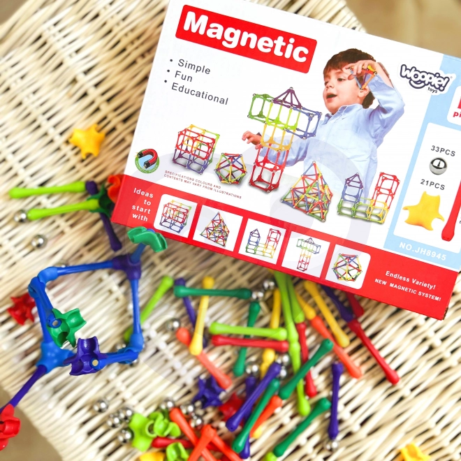 Construcție Magnetică Woopie pentru Copii 110 piese