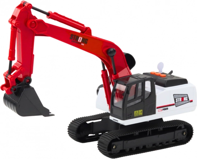 Excavator pe șenile din cauciuc cu cabină rotativă și cupă mobilă