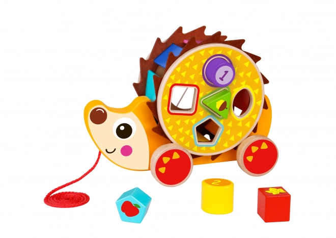 Sortator din lemn pentru tras 2-in-1 Arici Tooky Toy