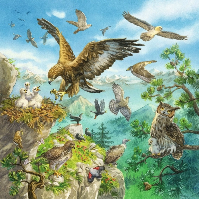 Puzzle Animalele în Habitatul Lor de la Ravensburger