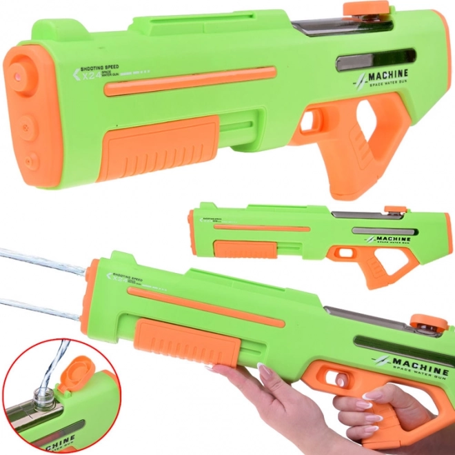 Pistolă de apă electrică cu duză dublă