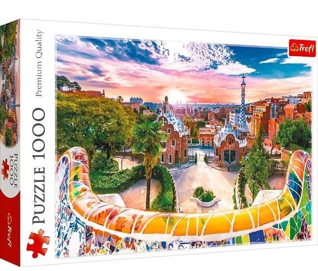 Puzzle 1000 piese Apus de Soare în Barcelona