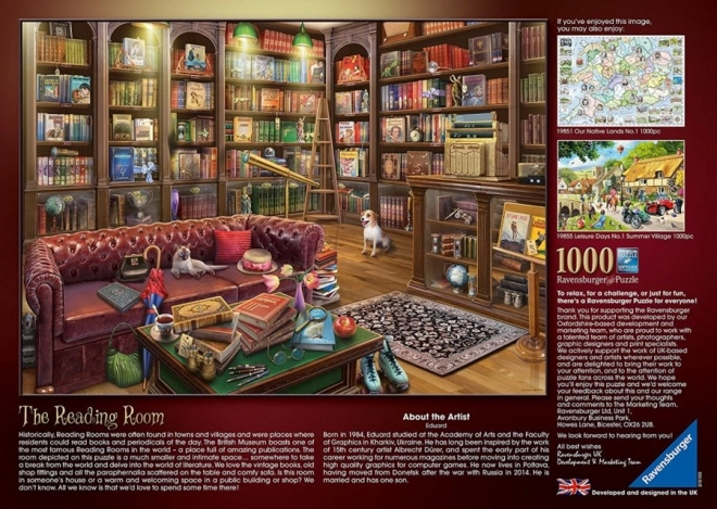 Puzzle Ravensburger Biblioteca 1000 piese