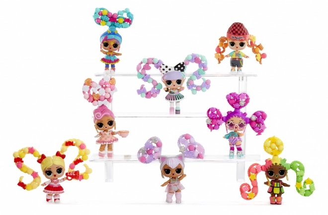 Păpușa L.O.L. Surprise Hair Beads Tots - set de 12 bucăți
