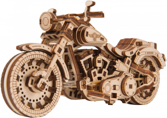 puzzle 3D motocicletă Cruiser V-Twin din lemn