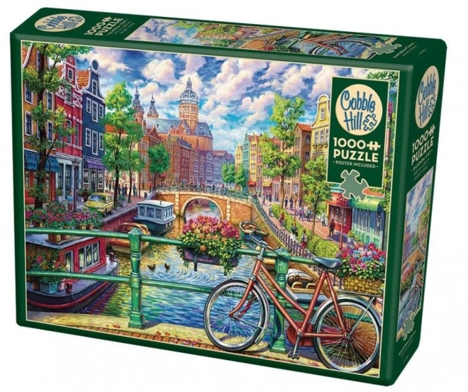 Puzzle Canalul Amsterdam 1000 piese