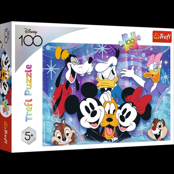 Puzzle Trefl Disney 100 de ani: Distracție în Lumea Disney 100 piese