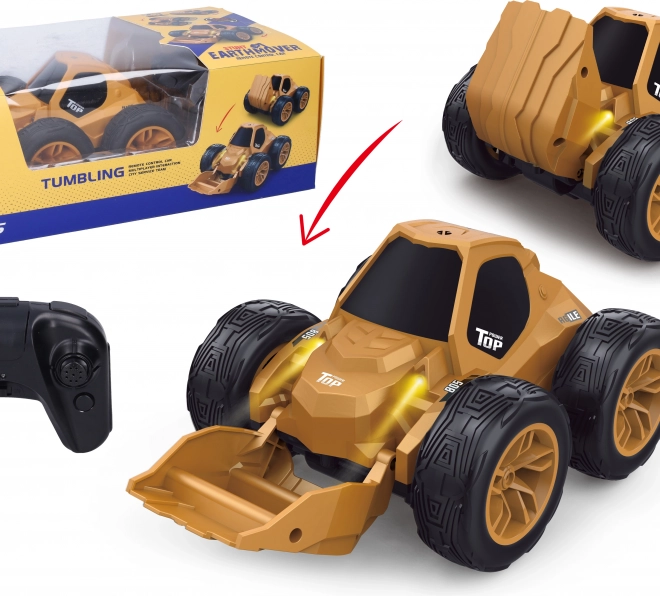 Buldozer RC cu basculantă, telecomandat 20 cm