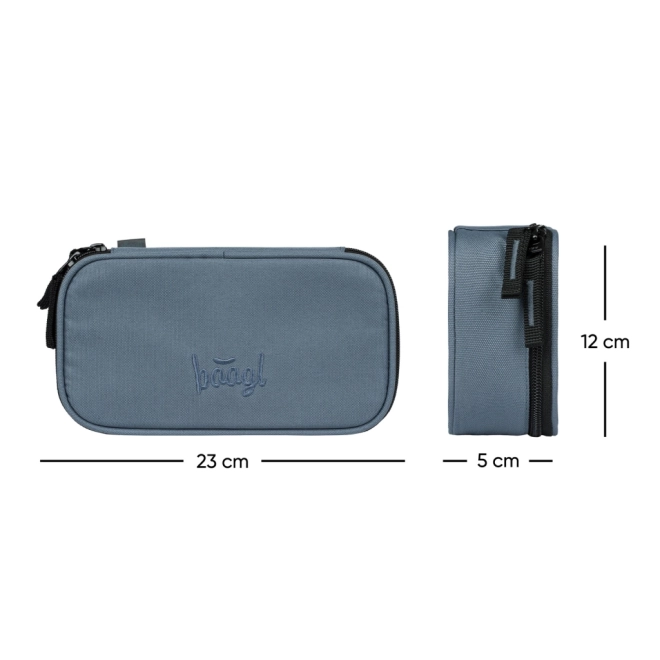 Penar școlar etuie Skate Dust Blue