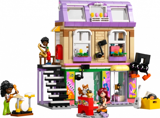 LEGO Friends magazin de muzică și apartament