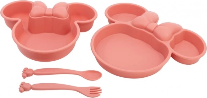 Set de masă pentru copii 4 în 1 Minnie Mouse