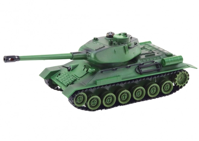 Coc militar cu telecomandă RC cu turelă rotativă verde