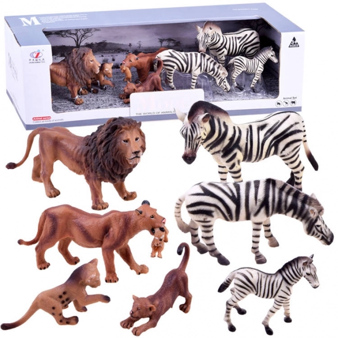 Set figurine animale Safari: Elefant și Tigru – B