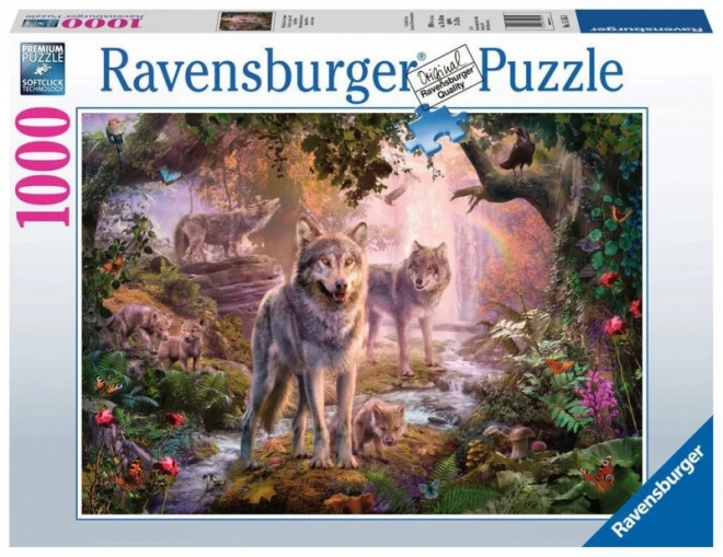 Puzzle Ravensburger Lupi Vara 1000 piese