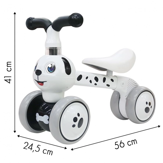 Bicicletă de echilibru câine pe patru roți ECOTOYS