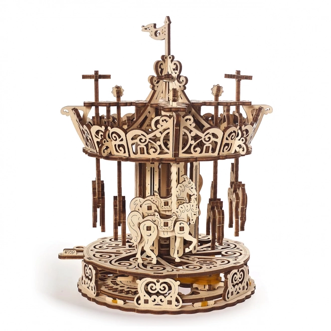 Puzzle 3D carusel Ugears