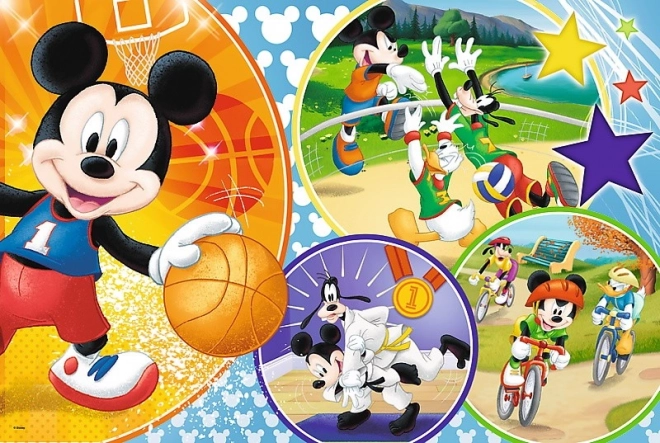 Puzzle maxi Mickey Mouse sport