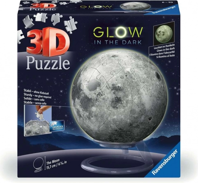 Puzzle lună fluorescentă