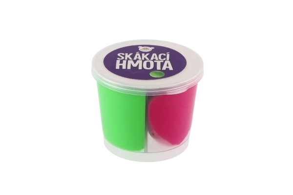 Slime colorat săritor în recipient