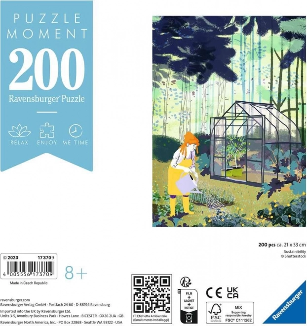 Moment de relaxare Ravensburger Puzzle: Sustenabilitate 200 piese