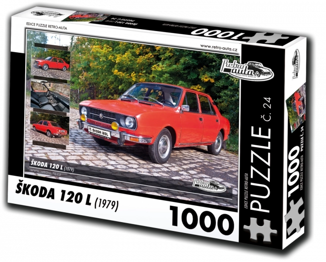 Puzzle retro mașini Škoda 120 L 1979
