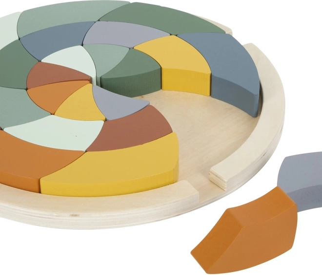 2 în 1: puzzle și set de construcție