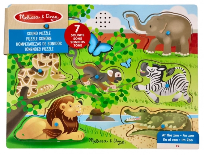 Puzzle sonore Animale de la Zoo