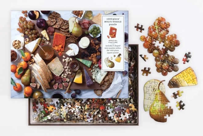 Puzzle Galison platou asortat cu brânzeturi 1000 piese
