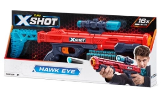 Wyrzutnia portocalie Excel Hawk Eye (16 săgeți)