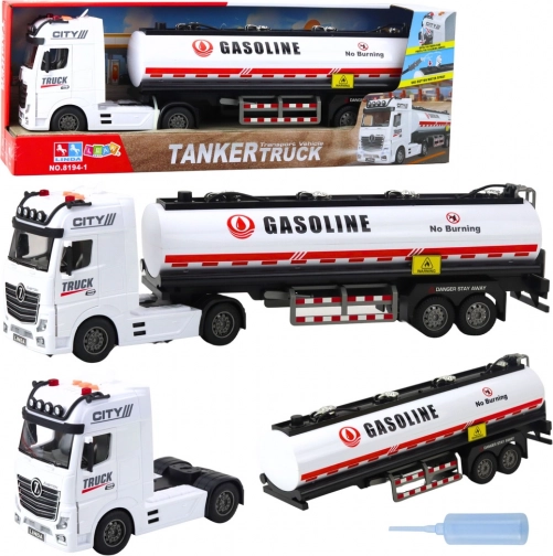 Jucărie mare camion-cisternă cu pompare de apă, lumini și sunete