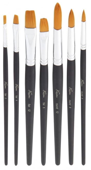 Set pensule artistice 7 piese