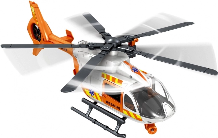 Rotori care se învârt și cabină detaliată