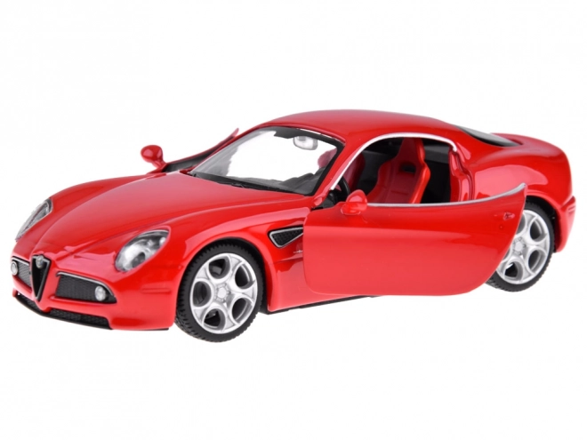 Mașinuță metalică Alfa Romeo 8C Competizione 1:32 cu lumini