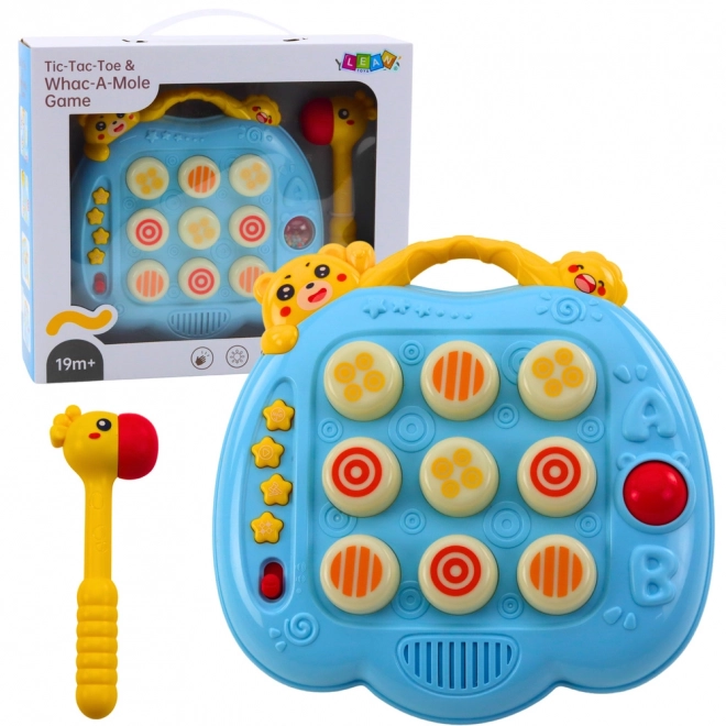 Joc de îndemânare Whac-a-Mole pentru copii culoare albastră