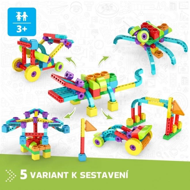 Set construcție Engino Aligatorul Qboidz